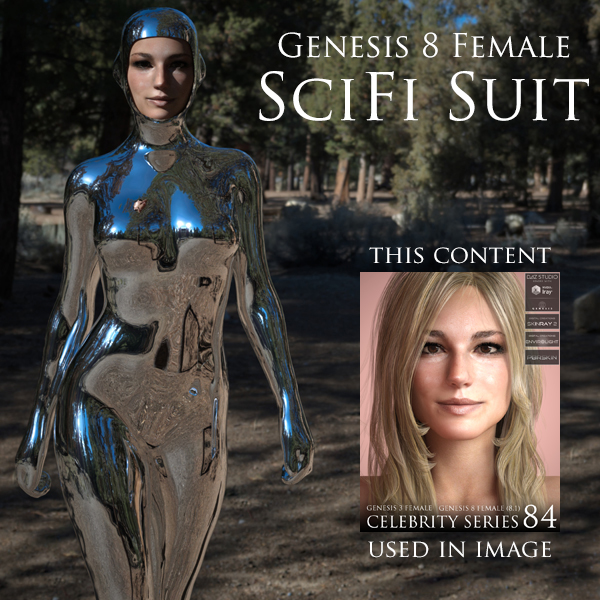 Free SciFi Suit for Genesis 8 Female (8.1) for DAZ Studio